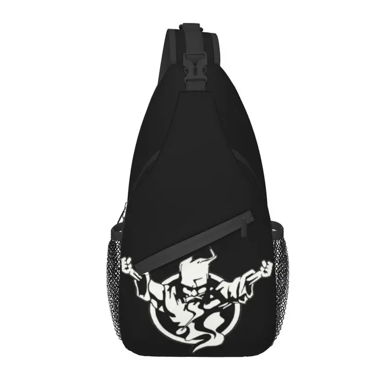 

Thunderdome Music Festival Logo Sling Chest Bag Hardcore Techno And Gabber Crossbody Shoulder Backpack for Travel Hiking Daypack