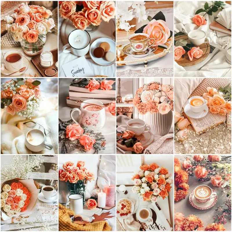 

Цифровая картина маслом «сделай сам», рисунок на стену, кофе и чай, ручная роспись, декор для спальни, гостиной, дома, декорирование детской комнаты, уникальный подарок