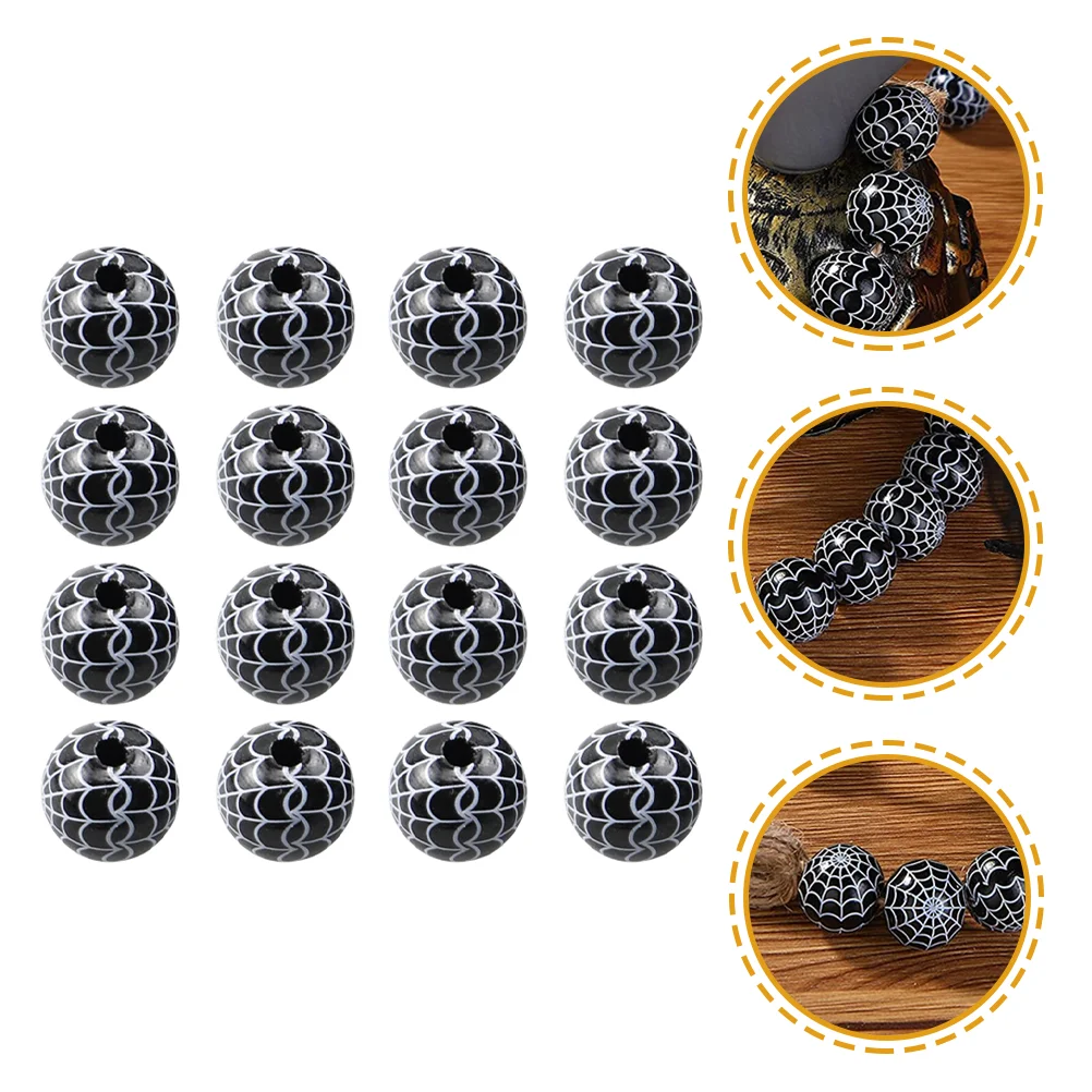 

Бусины из паутины для Хэллоуина, 30 шт.