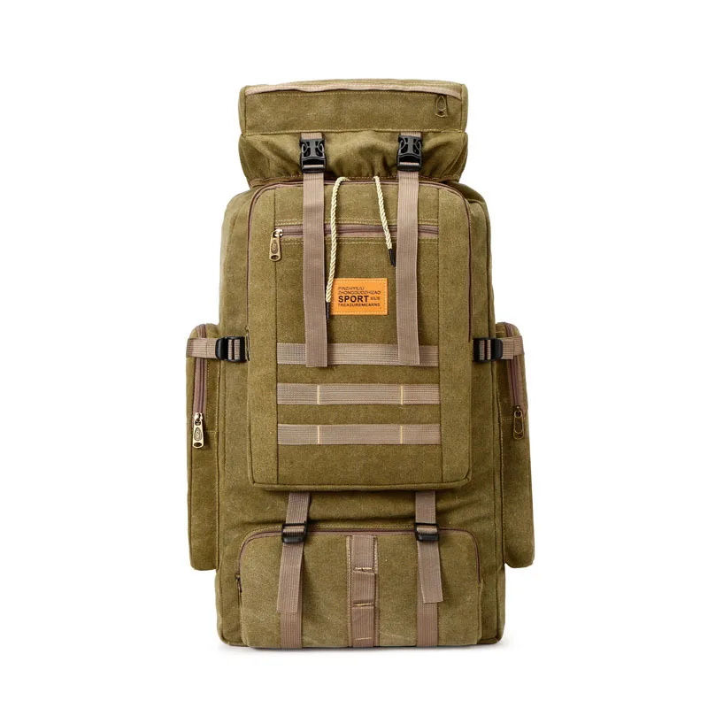 

80L Large Capacity Outdoor Tactical Backpack Mountaineering Camping Hiking Military Molle Water-repellent Tactical Bag