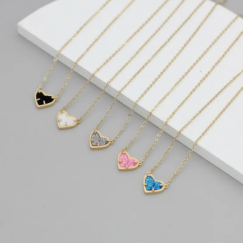 Новый подарок на день Святого Валентина ожерелья с сердечком для женщин