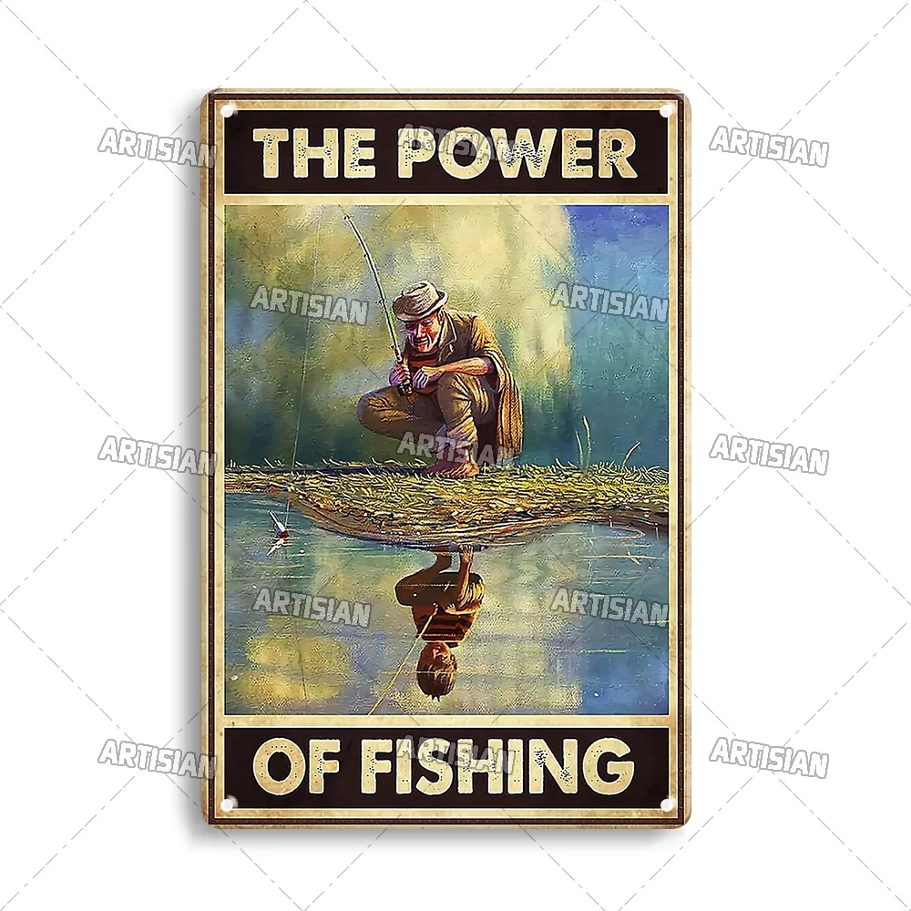 

Металлический знак Artisian Fishing