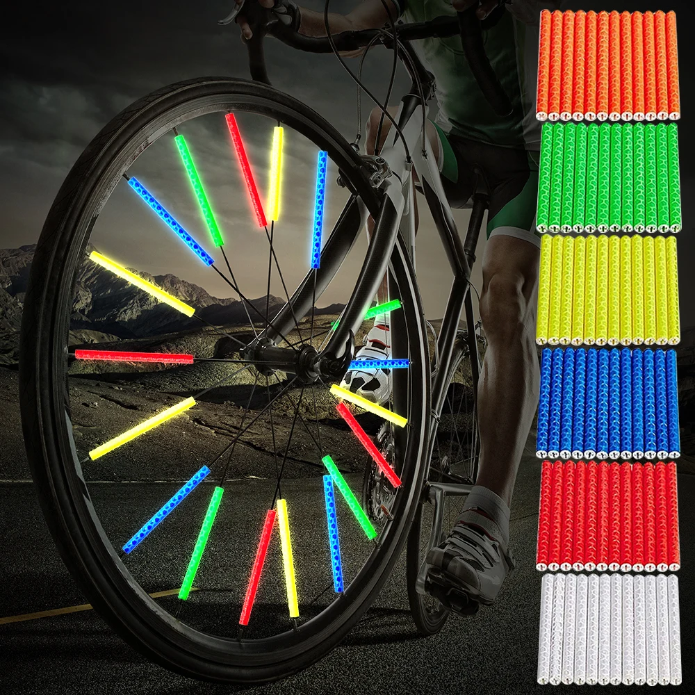 12 шт. светоотражающие трубки для велосипедных фонарей | Спорт и развлечения