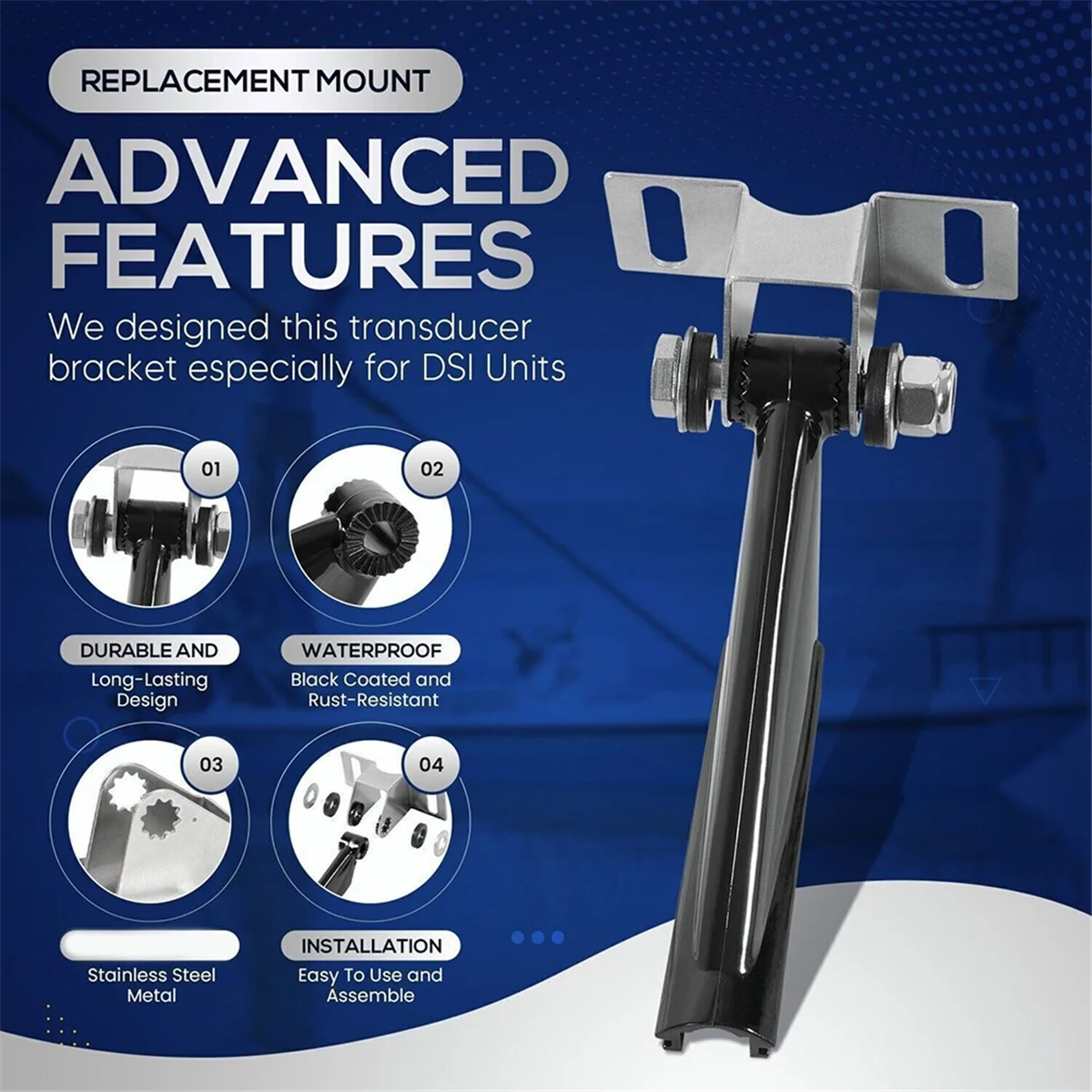 Крепление датчика скиммера 000-10262-001 для блоков DSI F/HDI 83/200/455/800 Tm