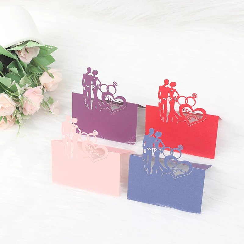 

50 шт., украшения для таблицы, с именем