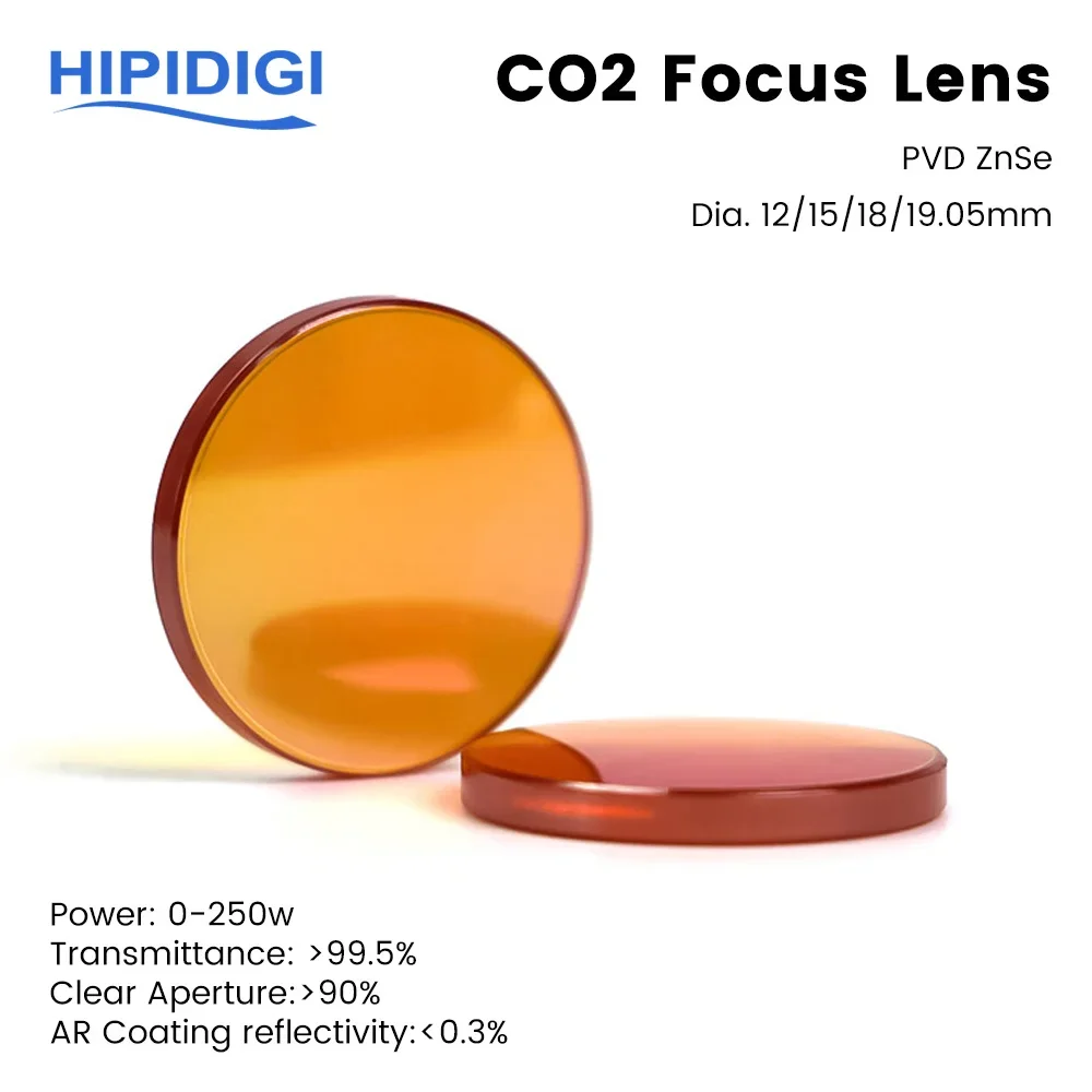 

Фокусирующая линза HIPIDIGI JGS1 Quartz для CO2 лазера