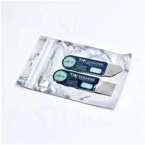 Ультратонкий 0,2 мм оловянный шпатель, скребок для реболлинга BGA, ремонт мобильного телефона, лезвие для удаления клея для трафарета BGA, ручные инструменты для реболлинга