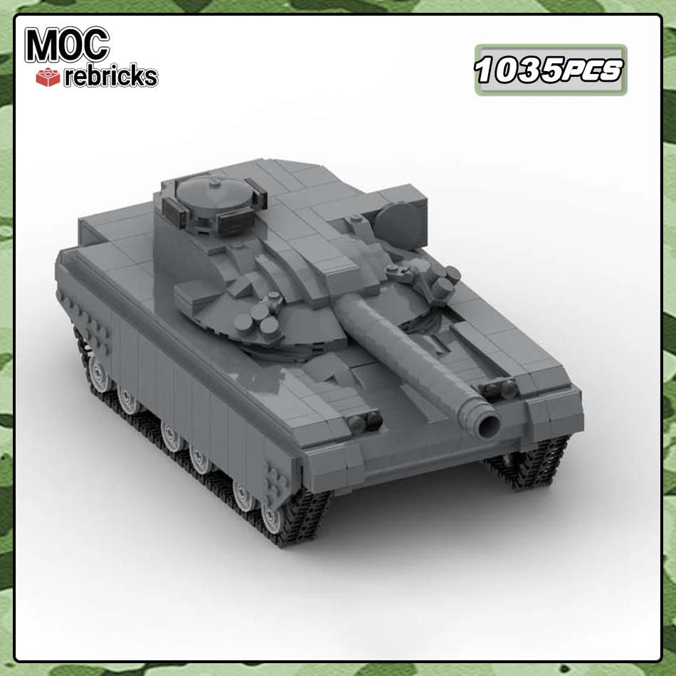 Серия военных оружия строительные блоки британский FV4201 Chieftain модель основного