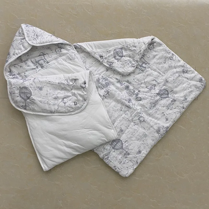 Детское зимнее одеяло постельное белье с золотыми цветами очень мягкая теплая