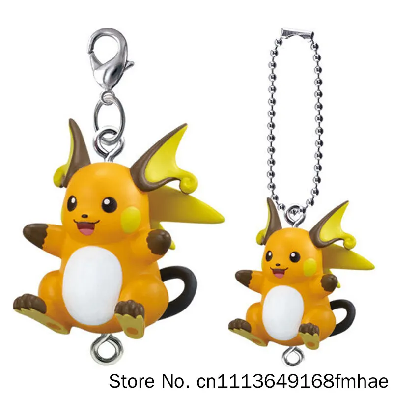 Фото Брелок Bandai Pokemon Gashapon, серия 14, фигурка-подвеска для сумки, кулон Пичу, украшение для рюкзака, коллекционный аниме-аксессуар для фанатов №4