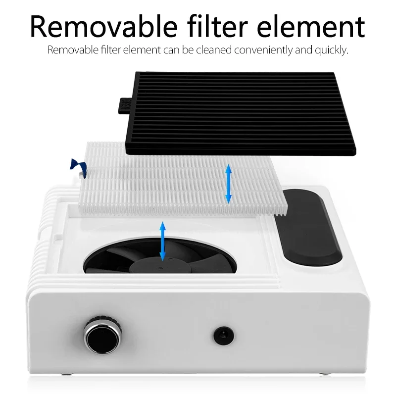 Пылесос маникюрный профессиональный 150 Вт с фильтрами |