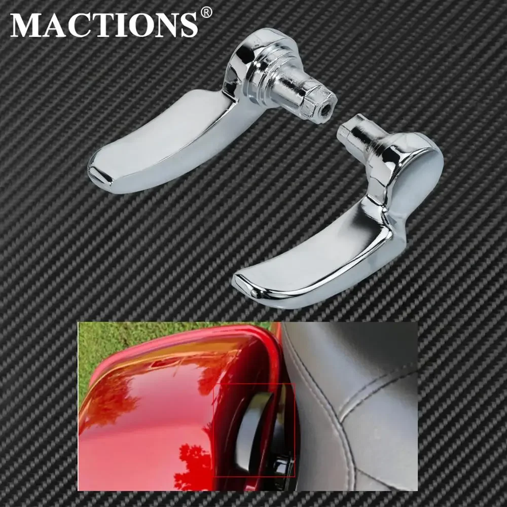 

Мотоцикл хромированный для седельной сумки Lid Lifters для Harley Touring Electra Glide Street Glide Road King FLHR 2014-2017 2018 2019