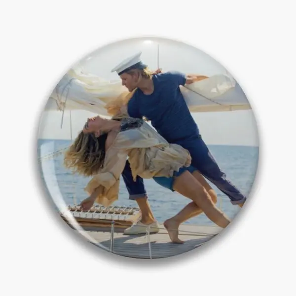 Mamma Mia Here We Go Again Customizable Soft Button Pin Collar Lover Gift Brooch Badge Creative Cute Cartoon Women Decor |