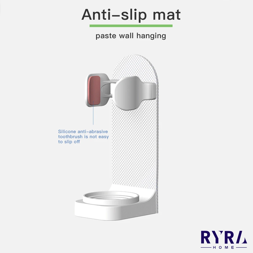 

Стойка для электрической зубной щетки, компактная подставка для зубных щеток в ванную комнату, аксессуары для ванной комнаты