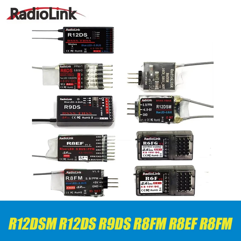 Радиоуправляемый приемник радиоуправления R12DSM R12DS R9DS R8FM R8EF R6DSM R6DS R6FG R6F 2 4G сигнал