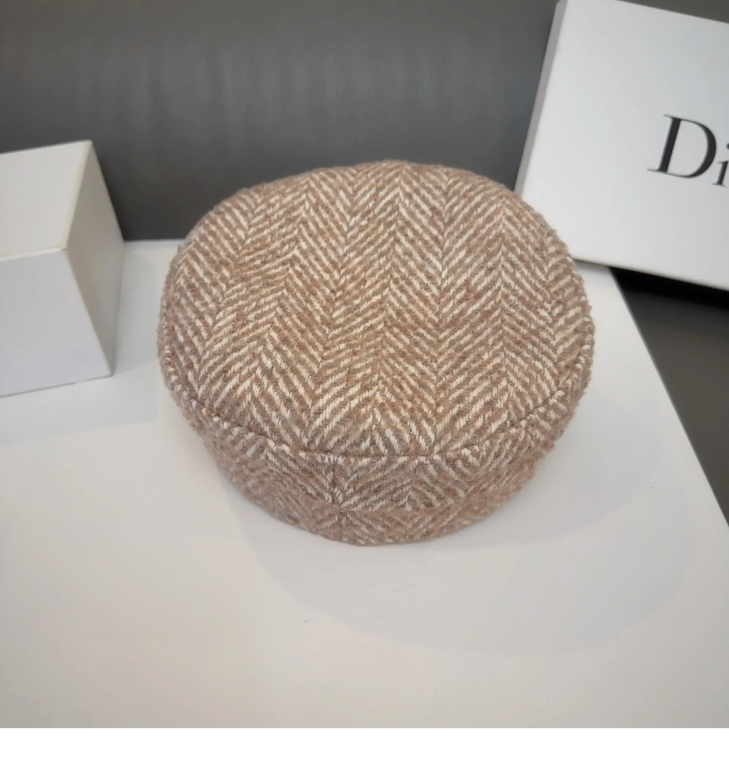 Бренд-дизайнер Новое поступление осенне-зимние теплые кепки газетчика шерстяная