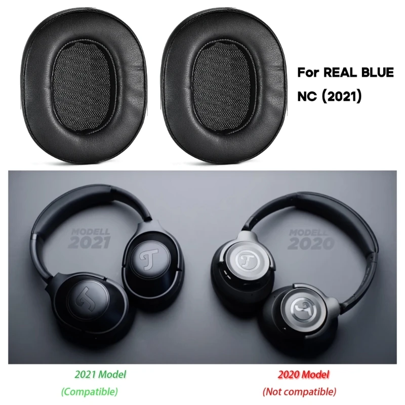 

Soft Protein Earpads Ear Pads for Teufel REAL BLUE NC Earphone Memory Sponge Earcups Replaced Ear Cushions Accessories