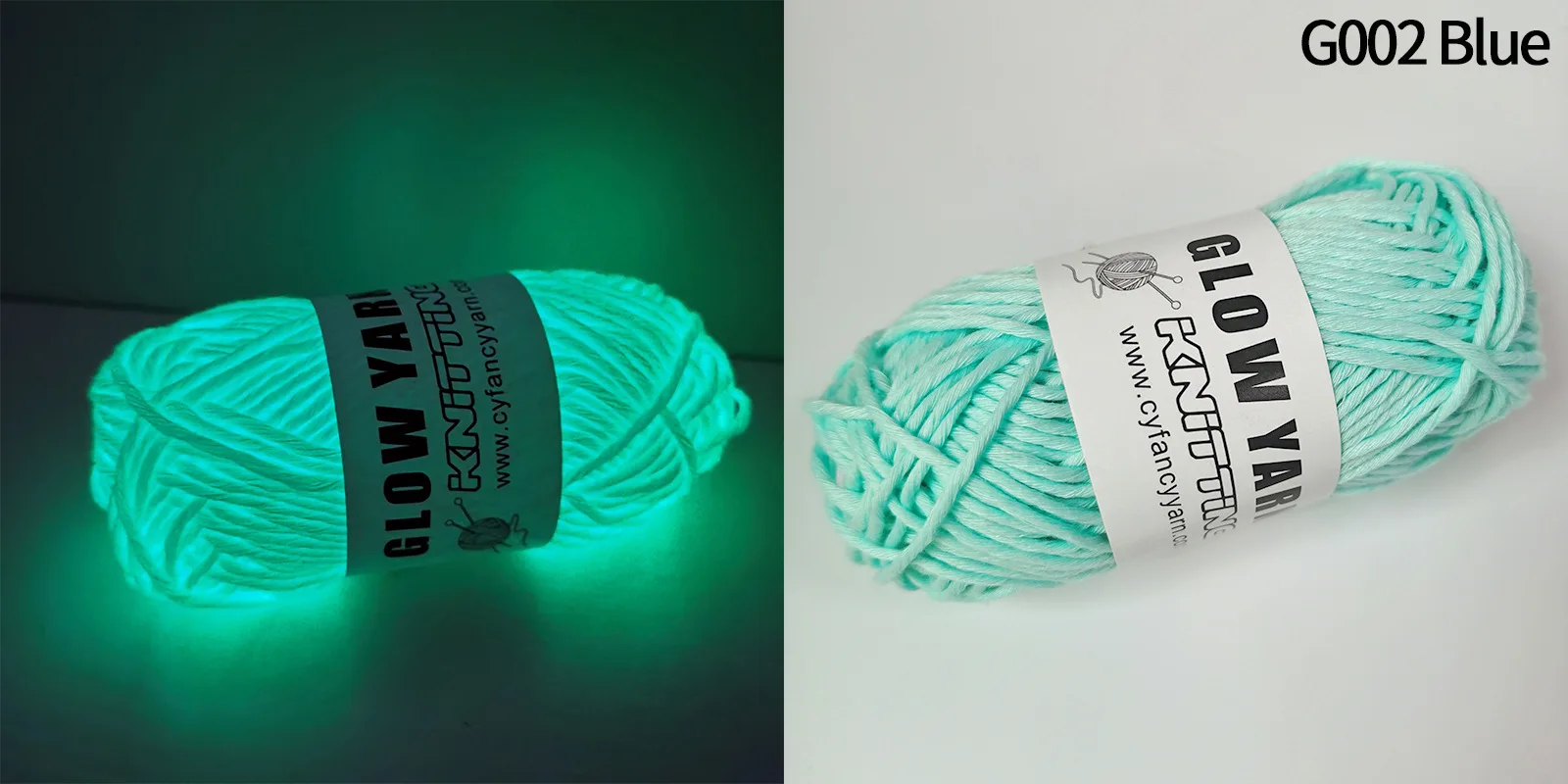 50g Luminous Yarn Polyester Hand Knitted Luminous Yarn DIY Weave Glow In The Dark for For Cardigan Scarf Suitable for Kids Woman images - 6