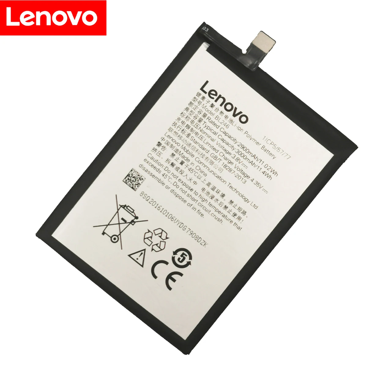 100% Оригинальный протестированный аккумулятор BL246 3000 мАч для Lenovo Vibe Shot Z90 Z90-3 z90a40 MAX