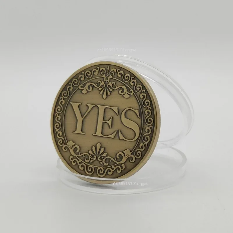 

Бронзовая монета YES или NO Make Decision
