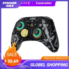 IINE Ares Wireless Pro Controller with Headset Jack RGB Light compatible Nintendo Switch Steam