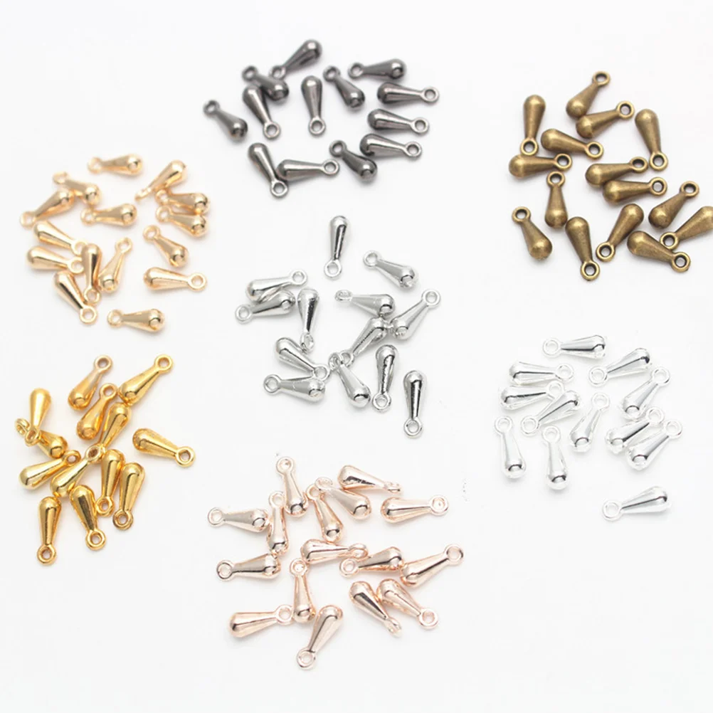 

1400 Pcs Handmade Earrings Water Drop Shaped Charms Mixed DIY Pendant Jewelry Bracelet Making Materials