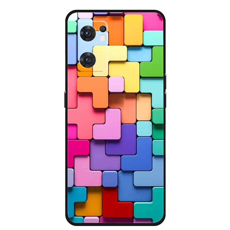 Для Oppo Reno7 5G чехол Роскошная Мягкая силиконовая задняя крышка для телефона Reno 7