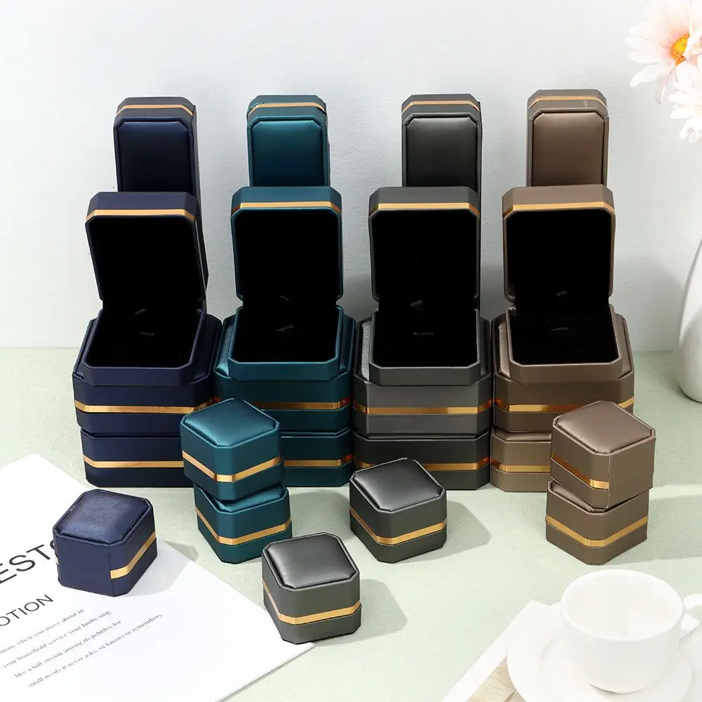 

Подарочная коробка с двойным открытием для ювелирных украшений, упаковочная коробка для хранения сережек, ожерелья, чехла, витрины для ювел...