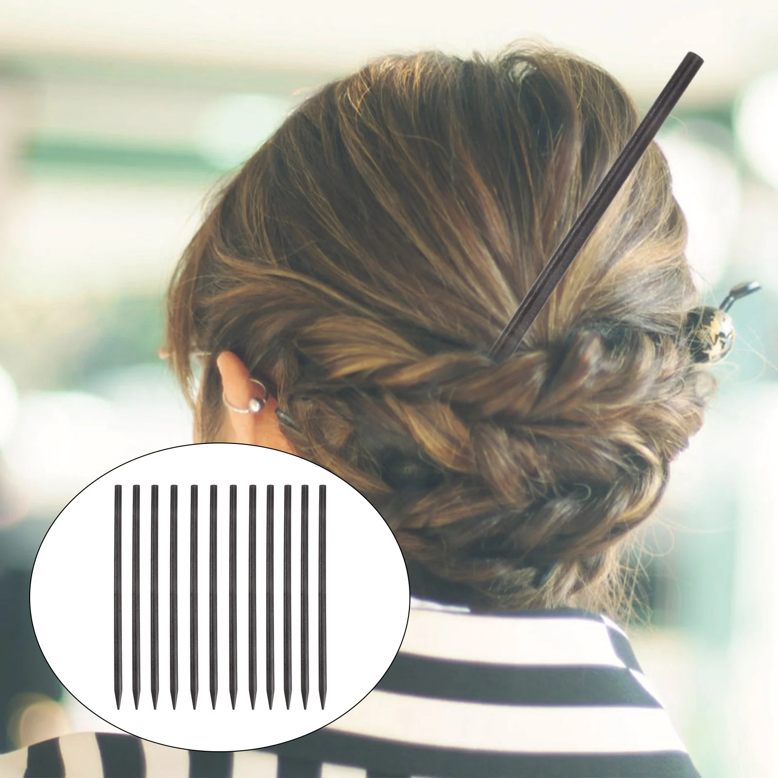 

Hair Sticks Hairpin Vintage Woodenpins Chopsticksstick Women Accessories Hairpins Diyretro French Chignon Decorative Forks Buns