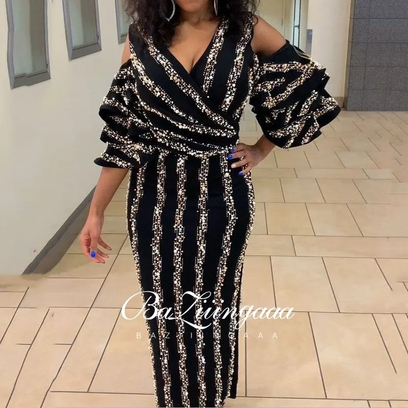 

Роскошное бальное платье BAZIIINGAAA, длинное женское платье 2021, вечерние платья с блестками, вечерние платья, женское платье для выпускного вече...