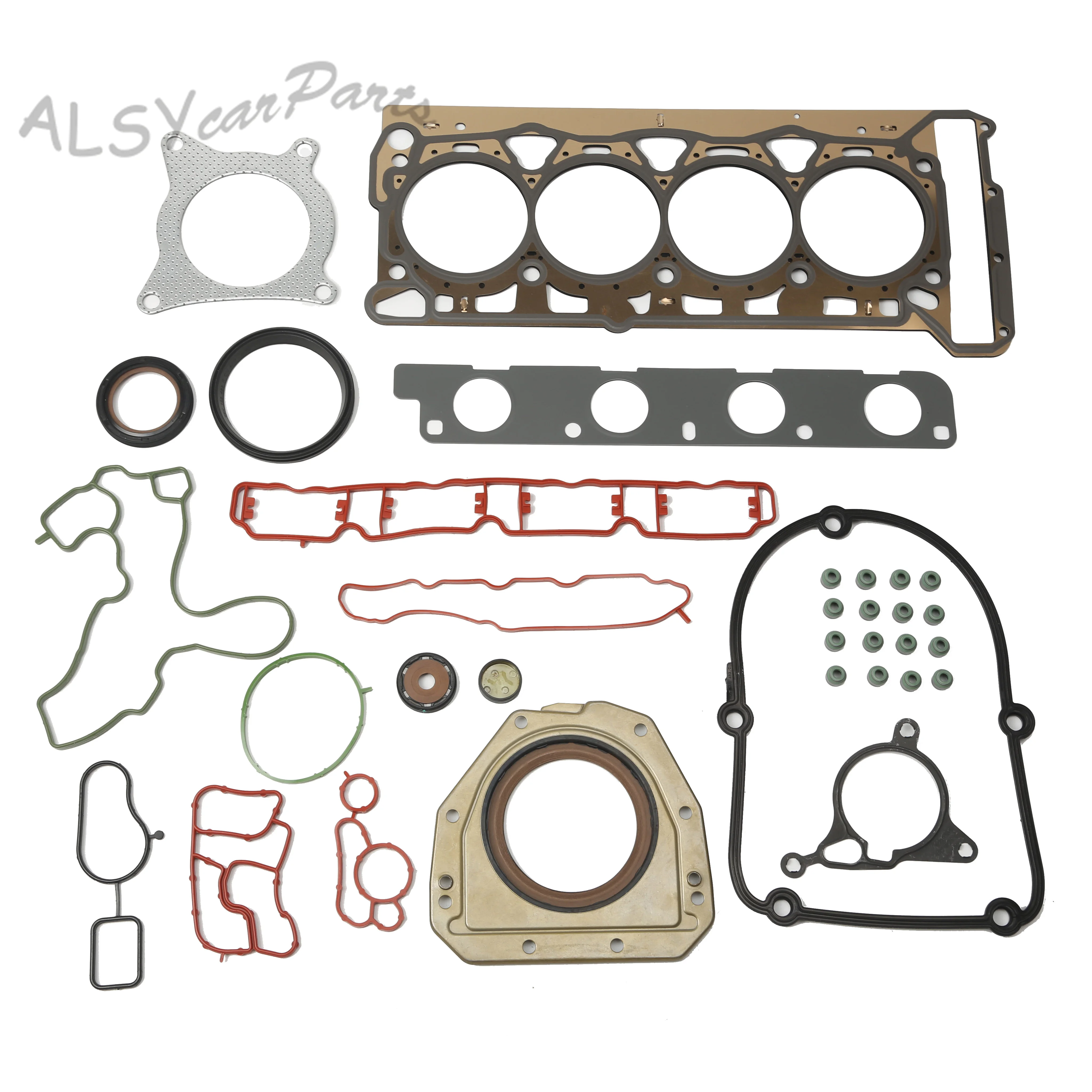 

YIMIAOMO Engine Rebuild Overhaul Cylinder Head Gasket Valve Seal Repair kit 06J 103 383D For VW Golf Audi A4 A5 A6 2.0T DOHC 16V