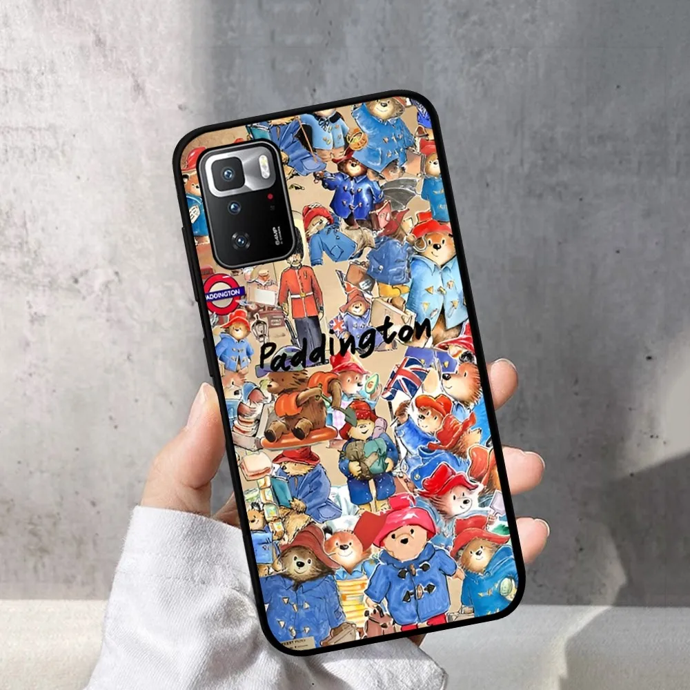 Милый чехол для телефона с медведем P-Paddington Redmi Note 4 X 5 A 6 7 8 T 9 9S 10 11 11S 11Epro Poco M3 Pro