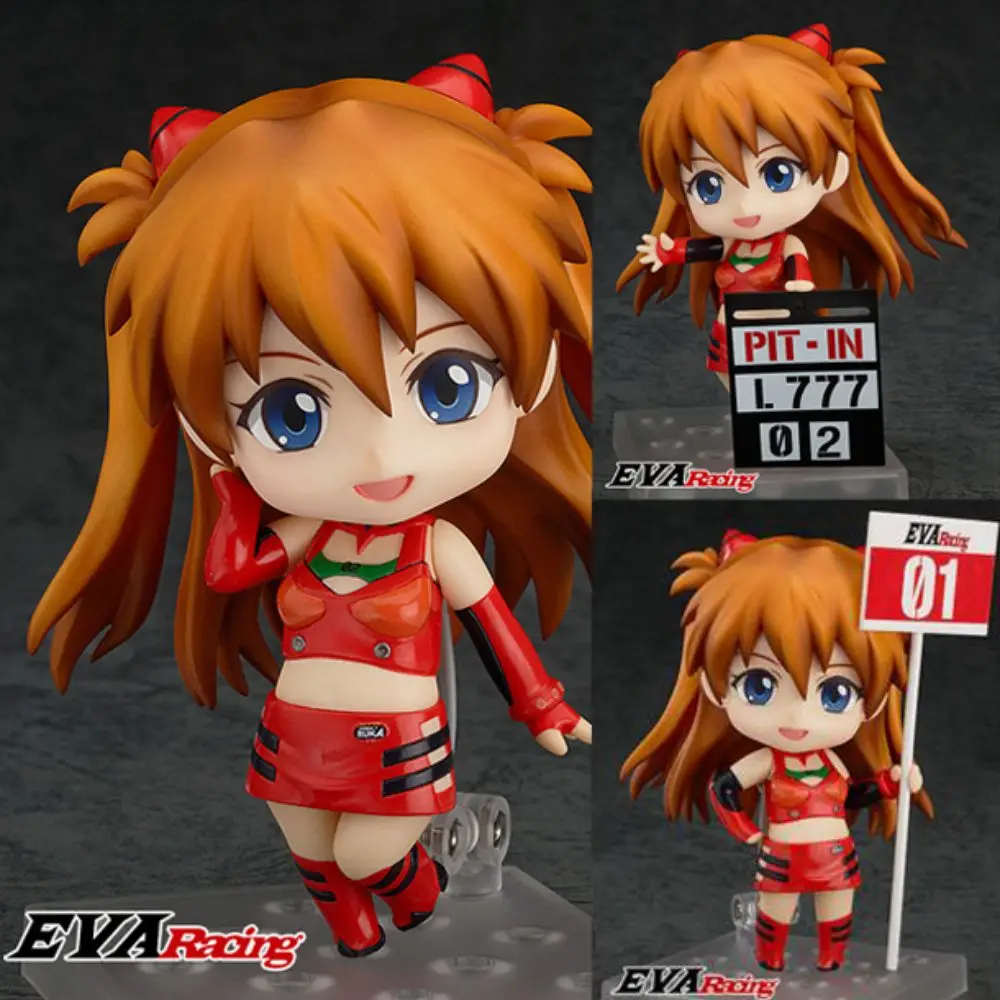 

Iginal EVA Asuka/Ayanami Rei Racing series Evangelion Anime Figure Garage Kit Movable doll Animation ornaments Model peripheral