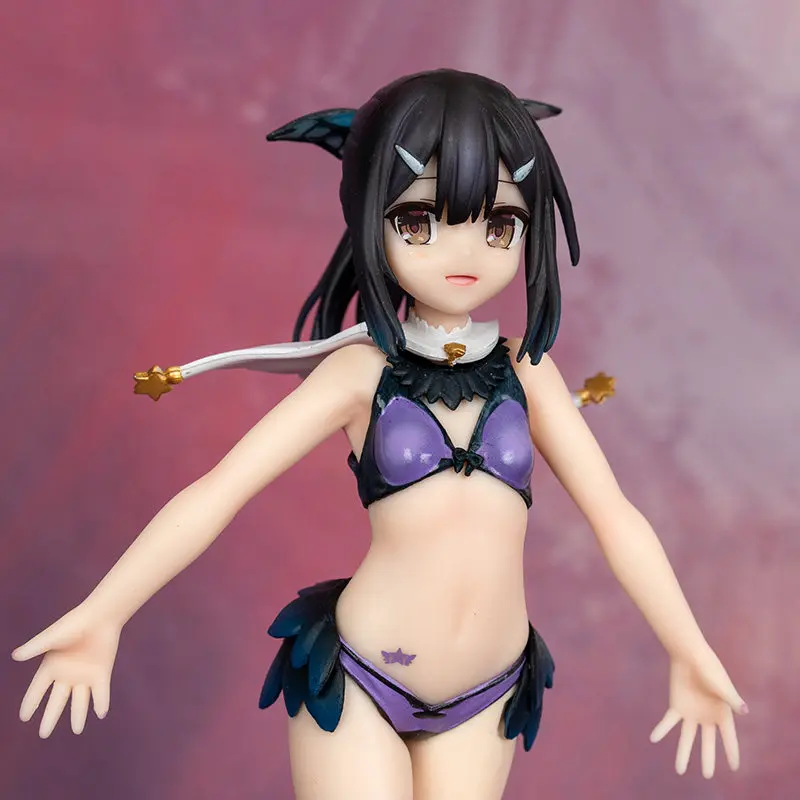 Фото Коллекционная фигурка Fate Magical Girl Illya в купальнике, японское аниме, ПВХ-модель, украшение для рабочего стола, для любителей аниме-коллекций №4