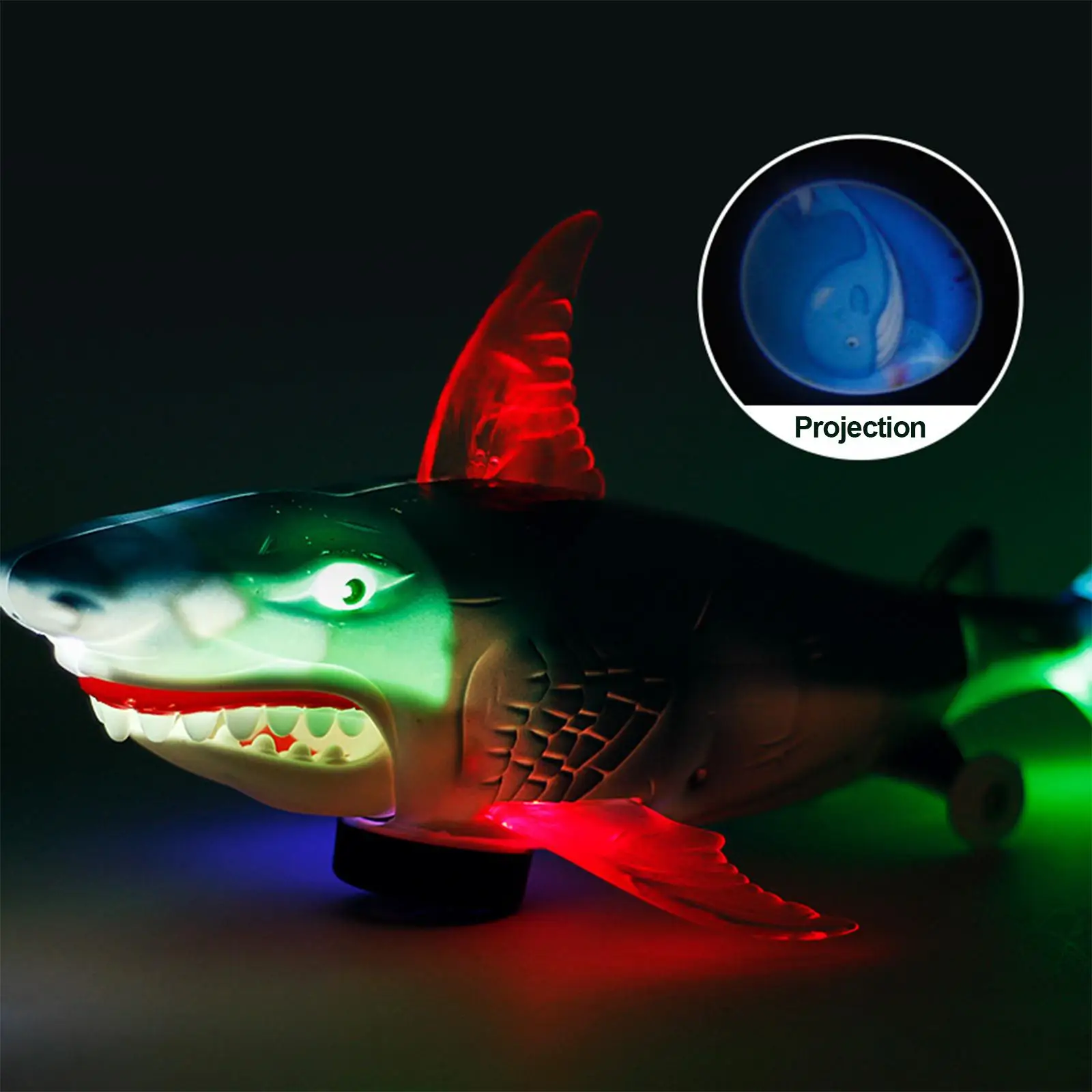 

Electric Shark with LED Light and Music Sea Animal for Interactive Toy Gift