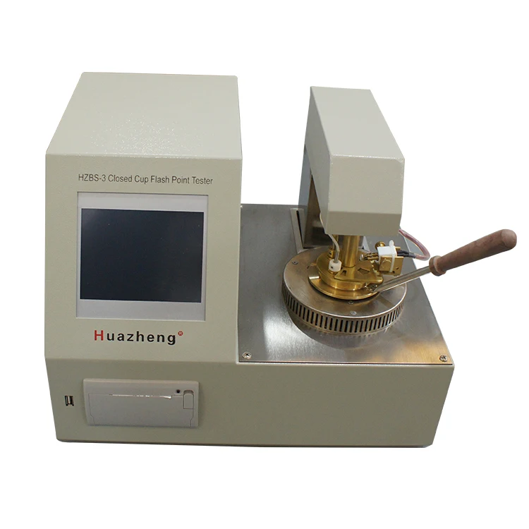 

Huazheng Electric automatic closed cup flash point testing equipment penskymartins astm d93 closed cup flash point analyzer