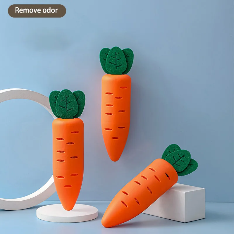 

Air Freshener Carrot-shaped Refrigerator Deodorant Box Wardrobe Bathroom To Remove Odor Activated Carbon Bamboo Charcoal Bag