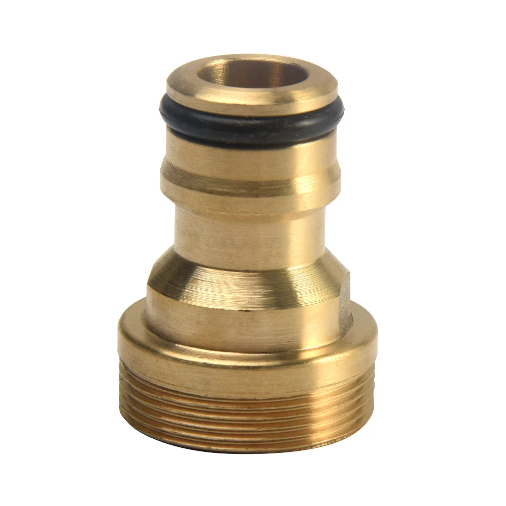 

Hot Solid Brass Threaded Hose Snap Adaptor Fitting Garden Outdoor Water Pipe Connector Tube Tap