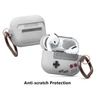 Чехол для AirPods Pro, Модный чехол для наушников в стиле ретро, силиконовый чехол для наушников Airpods Pro, милый 3D чехол для наушников Gameboy, брелок