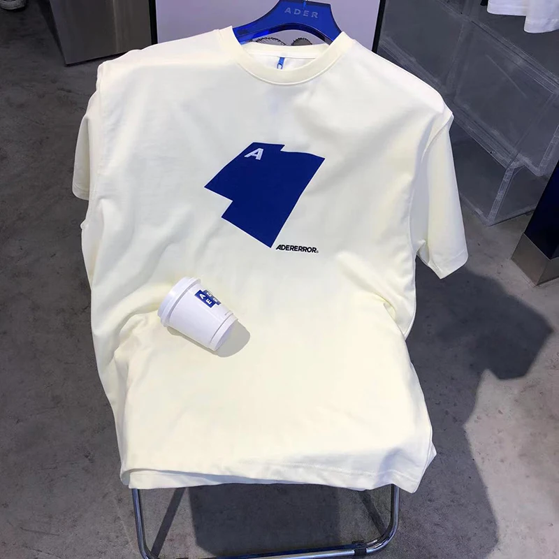 

Мужская хлопковая футболка ADER с короткими рукавами для женщин