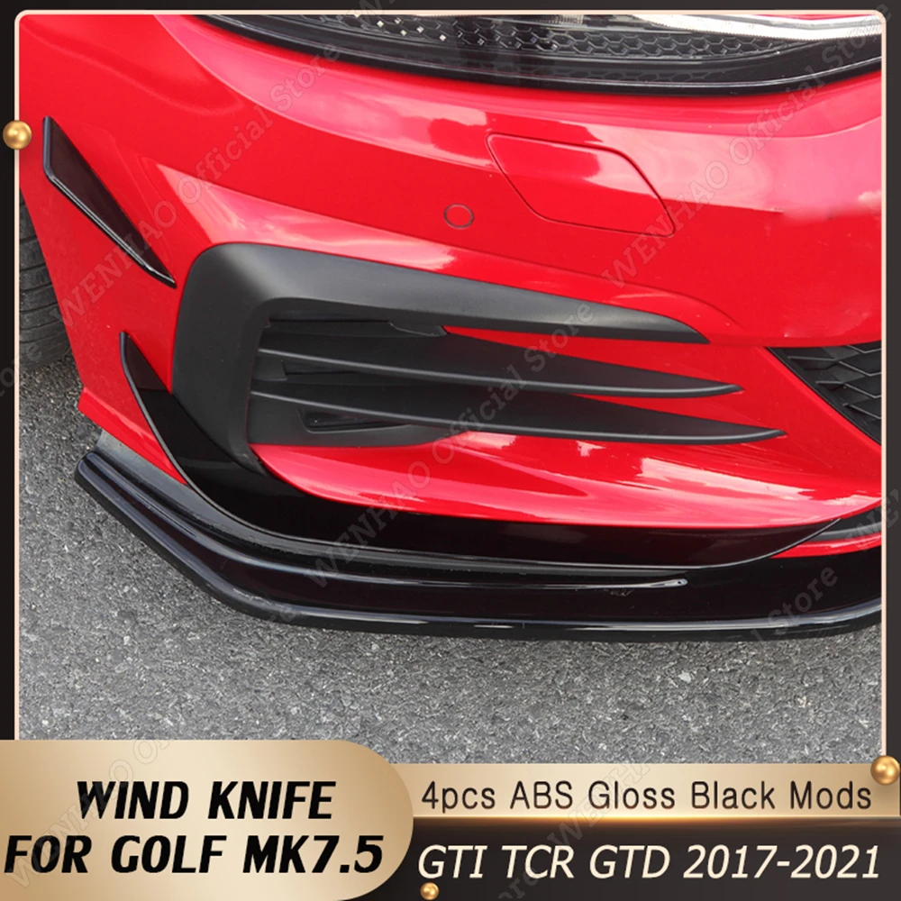 

Комплект передних бамперов для Volkswagen Golf 7,5 MK7.5 GTI GTD 2017-2021