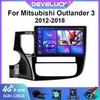 Автомагнитола 2DIN, 4G, Android 10,0 для Mitsubishi Outlander xl 3 2012-2018, GPS-навигация, сабвуфер, мультимедийный видеоплеер RDS WIFI