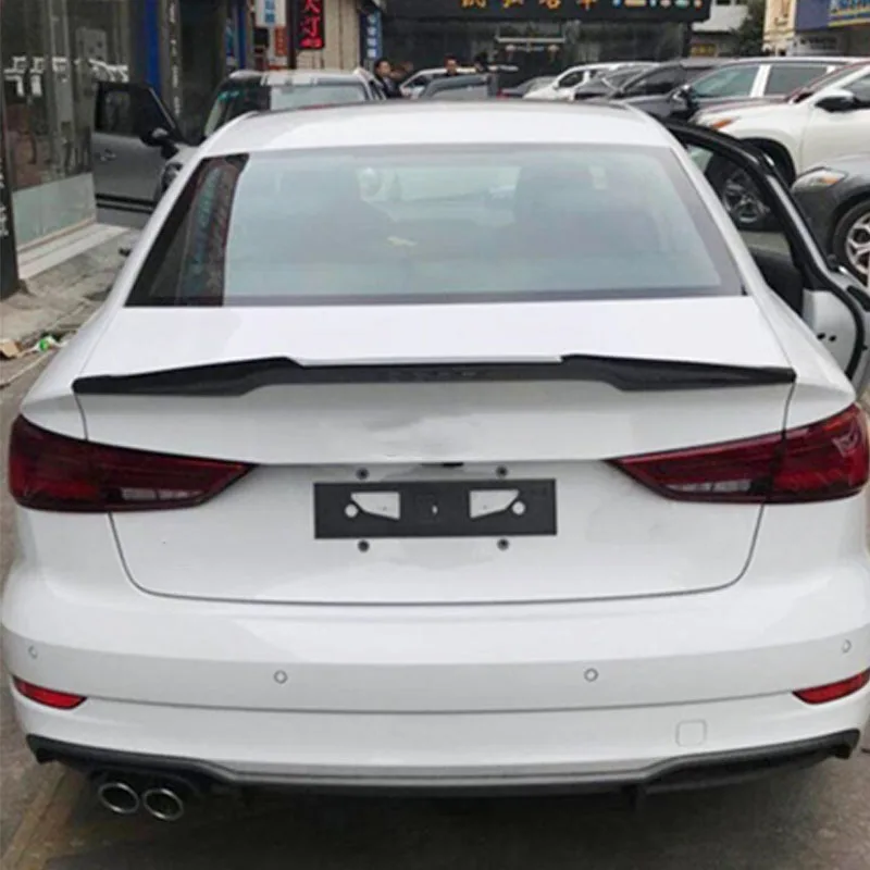 Для Audi A3 S3 Sedan V Style 2014-2020 Автомобильный спойлер Крыло Заднее крыло багажника