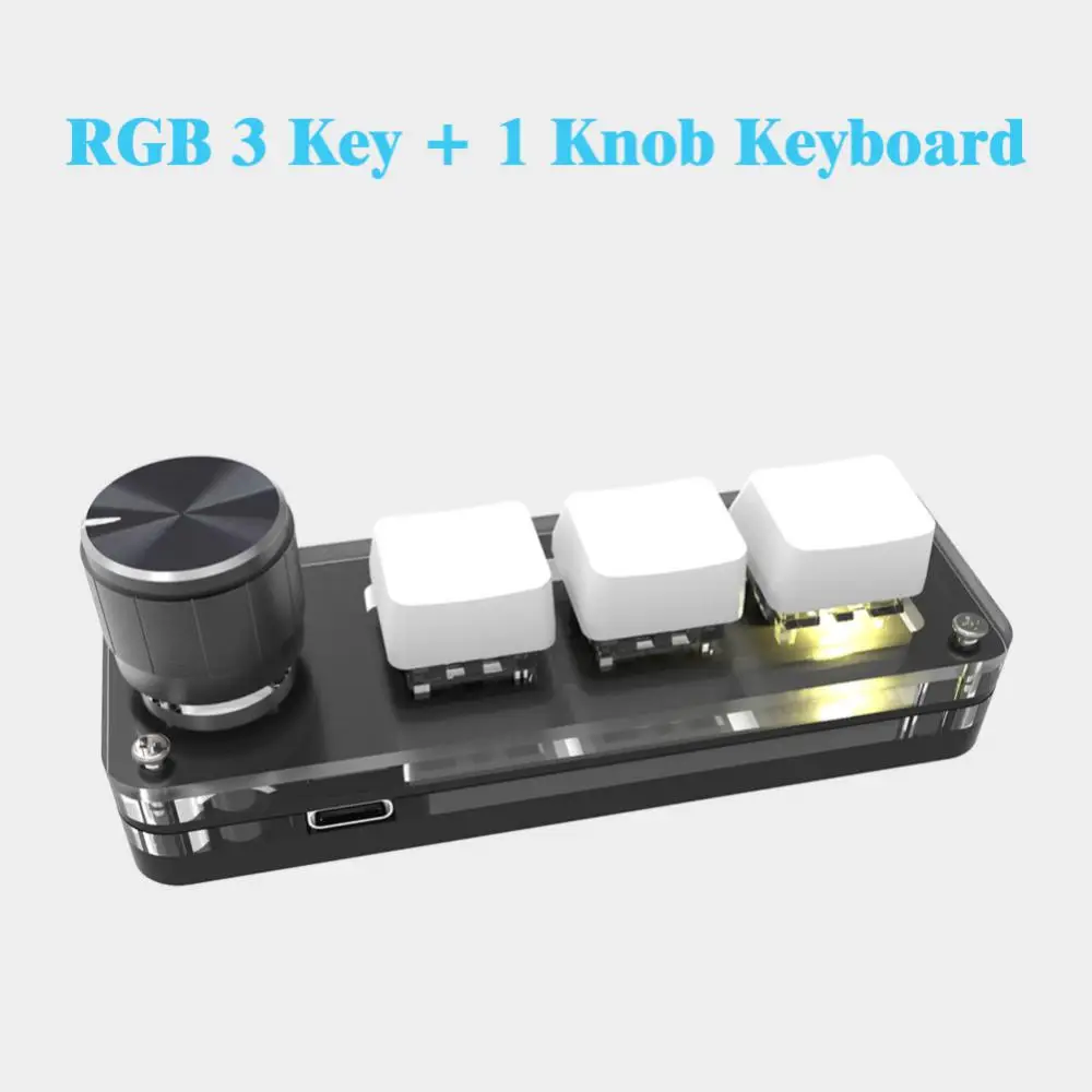 

Программирование макросъемки пользовательская ручка клавиатура RGB 3 клавиши копия вставка Мини-кнопка для фотошопа игровая клавиатура Мех...