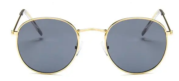 hot ray 2022 round sunglasses women men brand designer sun glasses for women alloy mirror sunglasses free global shipping