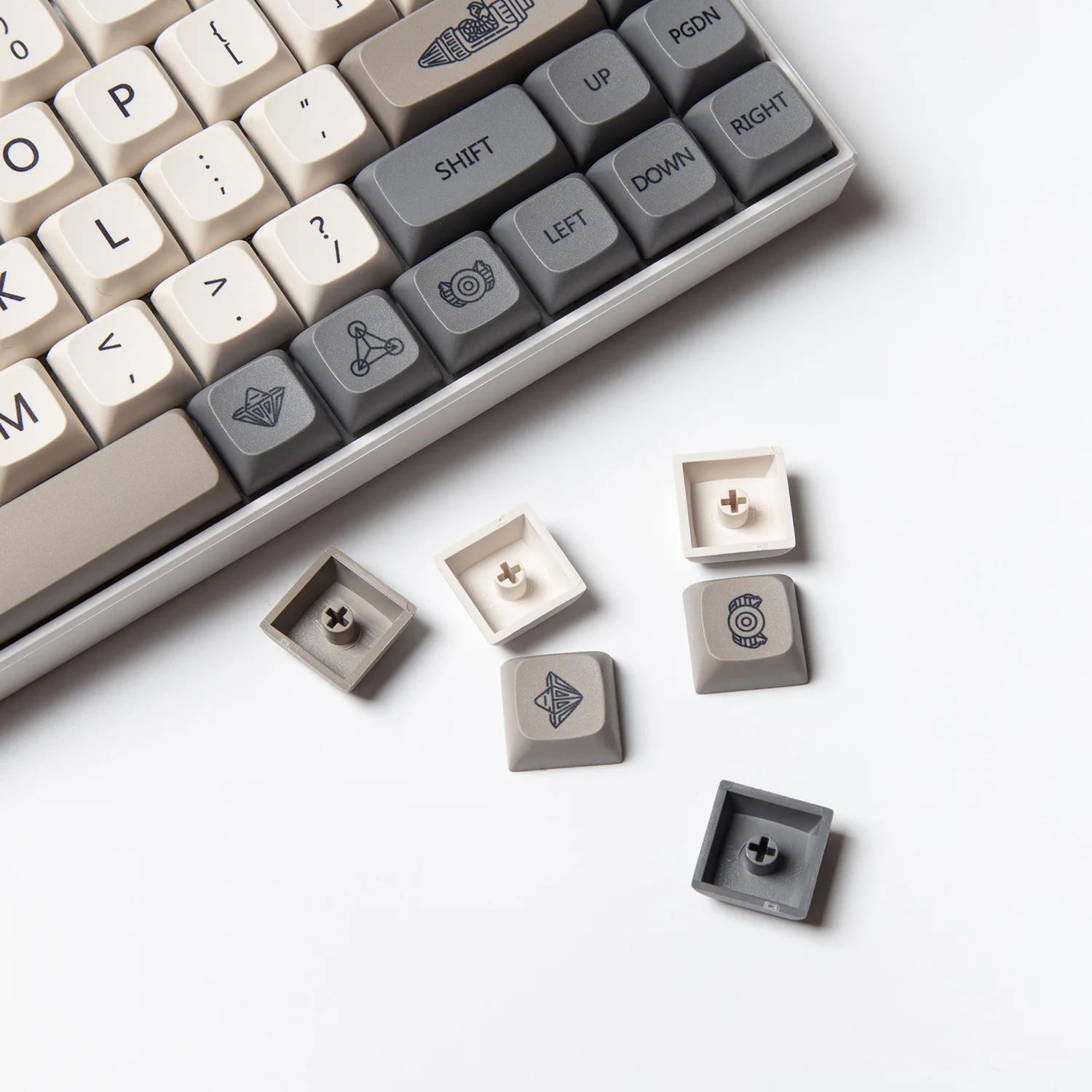 120 клавиш XDA профиль PBT Keycap краска-SUB персонализированный минималистичный белый