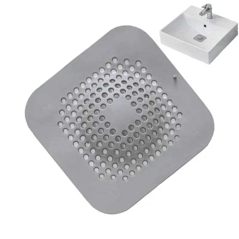 

Silicone Hair Filter Sink Anti-blocking Strainer Kitchen Bathroom Sewer Outfall Filters Shower Drain Bathtub Stopper Strainers