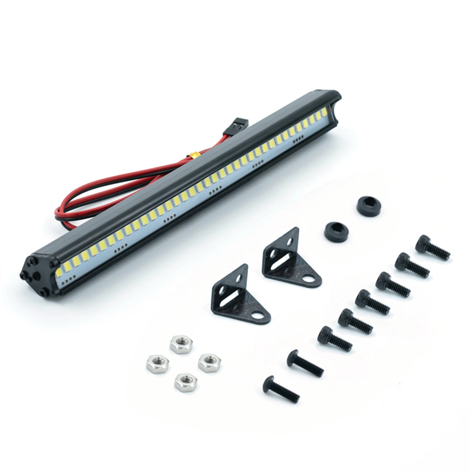 

Светодиодный светильник на крышу, 36 шт., яркий поисковый светильник для 1/10 RC Crawler Traxxas SCX10 90046 RC4WD D90 KM2