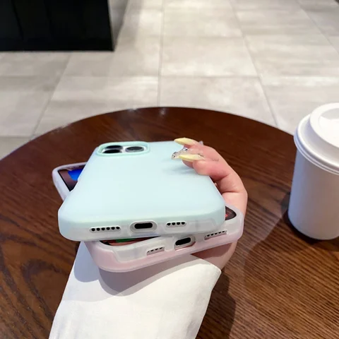 Мягкий матовый прозрачный чехол для телефона Candy для iPhone 17, 16, 15, 14, 13, 12, Pro Max Plus X Xs Max XR, противоударный силиконовый чехол-бампер