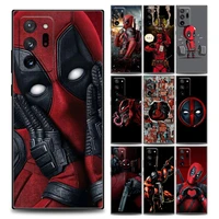 marvel animado deadpool samsung case for note 8 note 9 note 10 m11 m12 m30s m32 m21 m51 f41 f62 m01 soft silicone